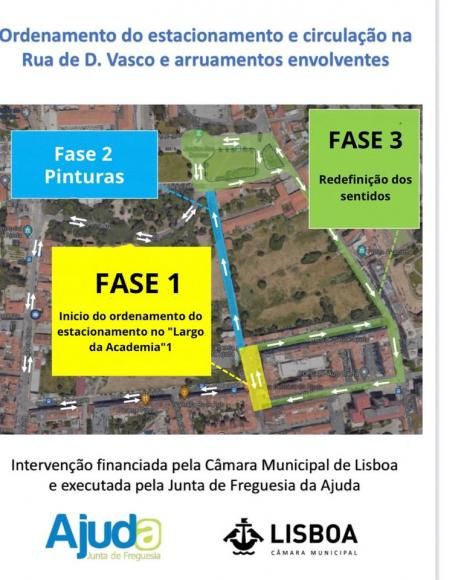  Ordenamento do estacionamento e circulação na Rua de D. Vasco e arruamentos envolventes