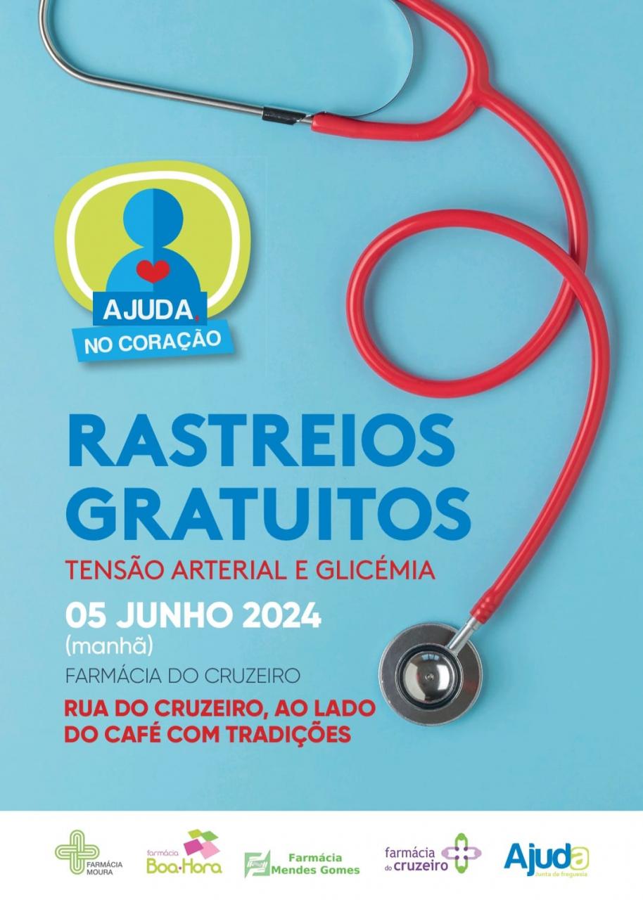 Rastreio gratuito na Ajuda 