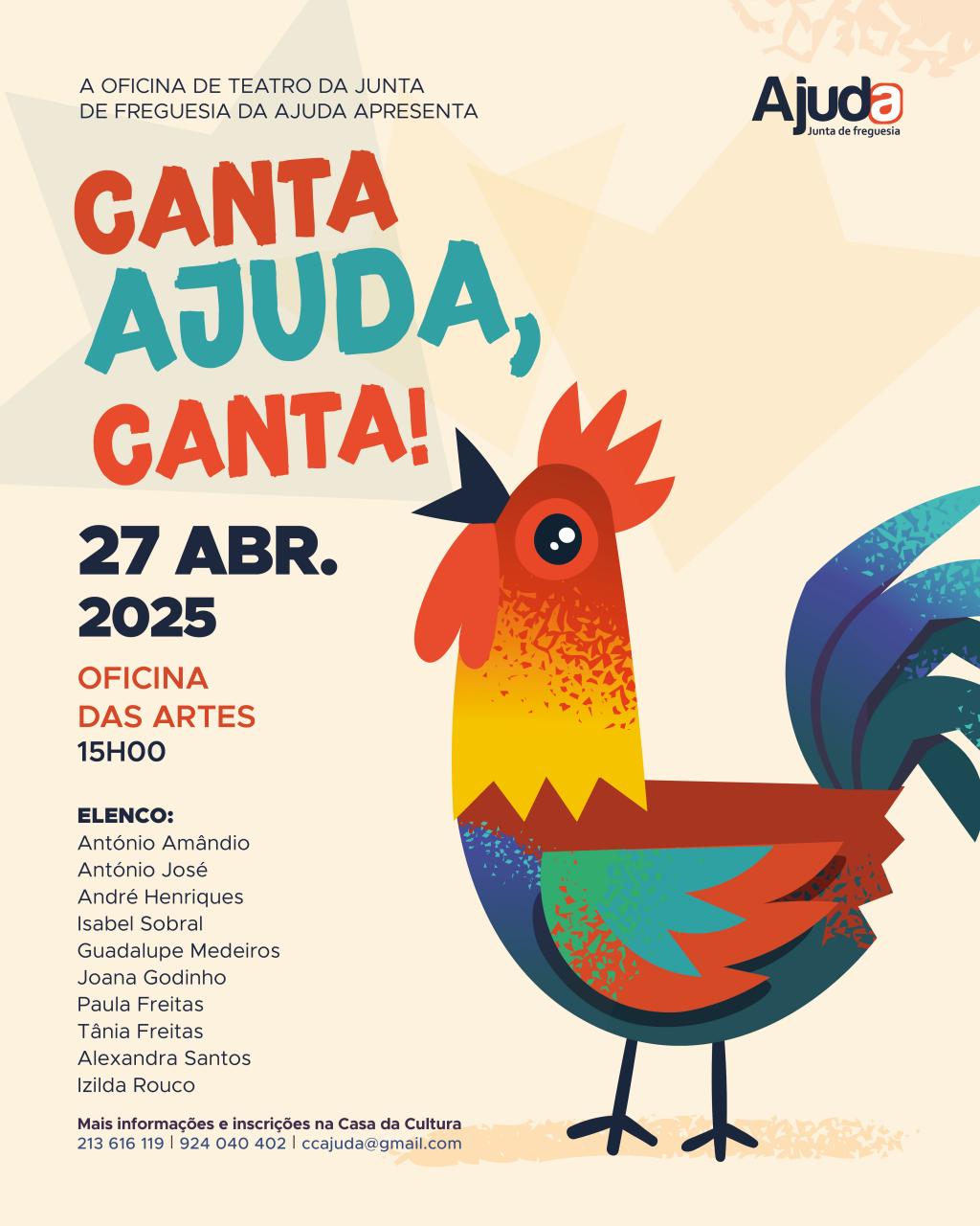 2ª Edição "Canta Ajuda, Canta!" - Teatro de Revista