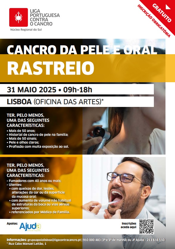 Rastreio Cancro da Pele e Cavidade Oral