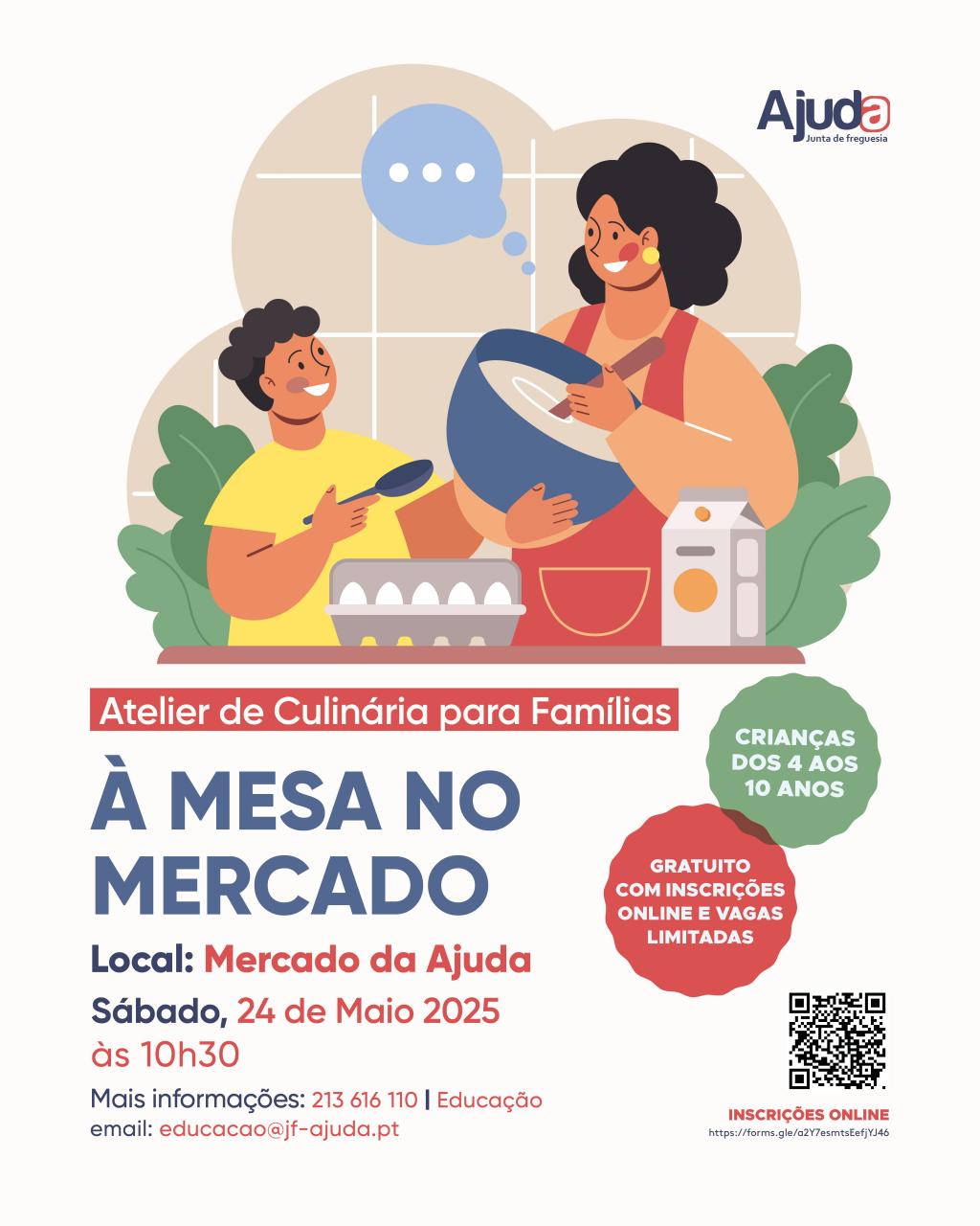"À mesa no Mercado" - Atelier de Culinária para famílias