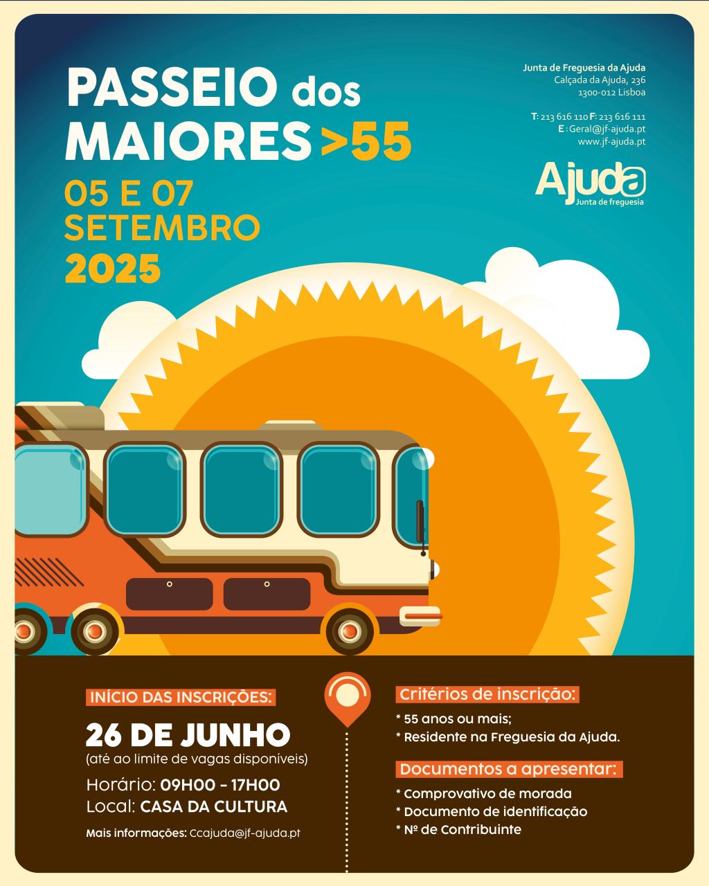 Abertura de Candidaturas | Passeio dos Maiores >55