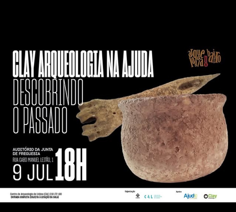 Conversas na Ajuda Arqueologia no Bairro "Clay Arqueologia na Ajuda - Descobrindo o Passado