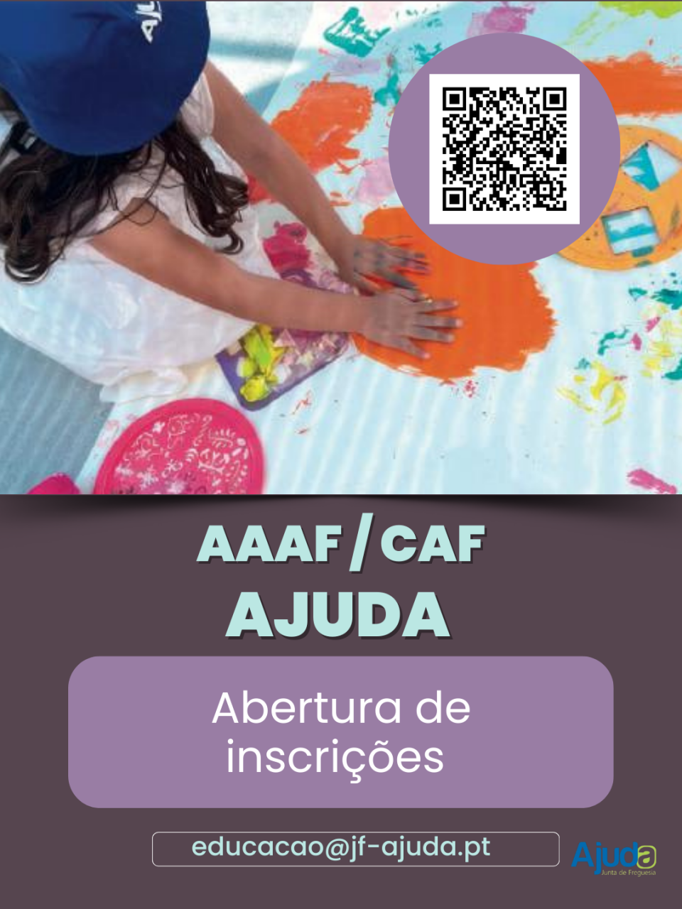 Novas Inscrições AAAF/CAF Ajuda - ano letivo 2025/2026