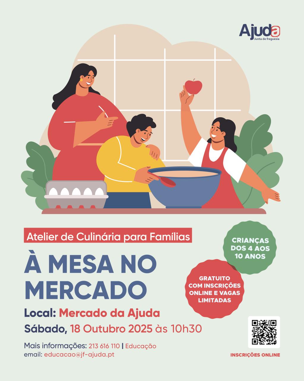 "À mesa no Mercado" - Atelier de Culinária para famílias