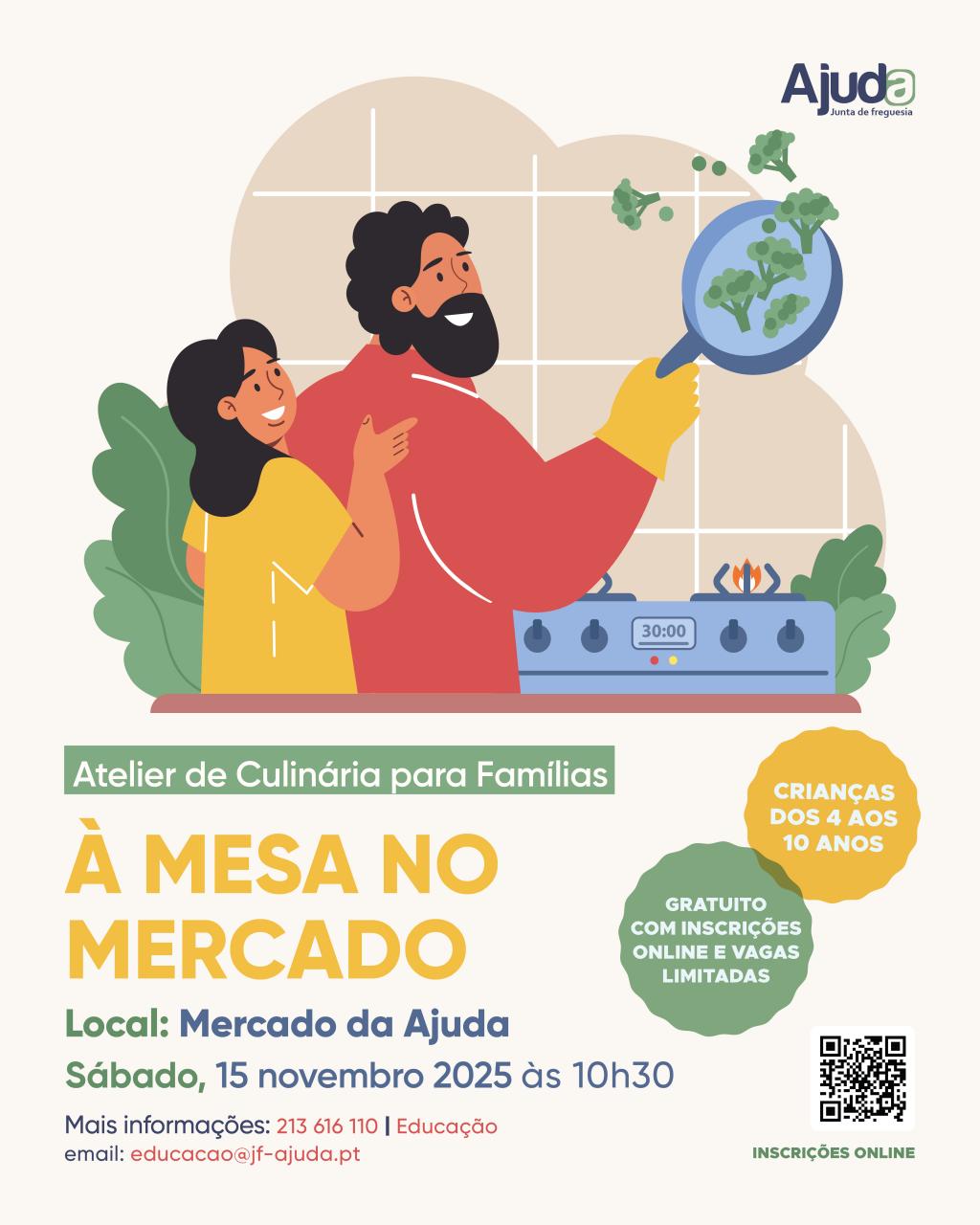 "À mesa no Mercado" - Atelier de Culinária para famílias