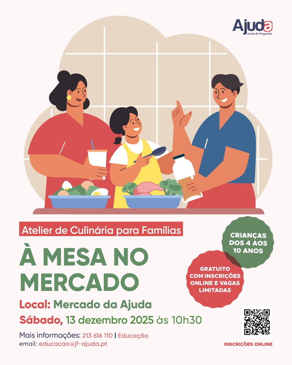 "À mesa no Mercado" - Atelier de Culinária para famílias