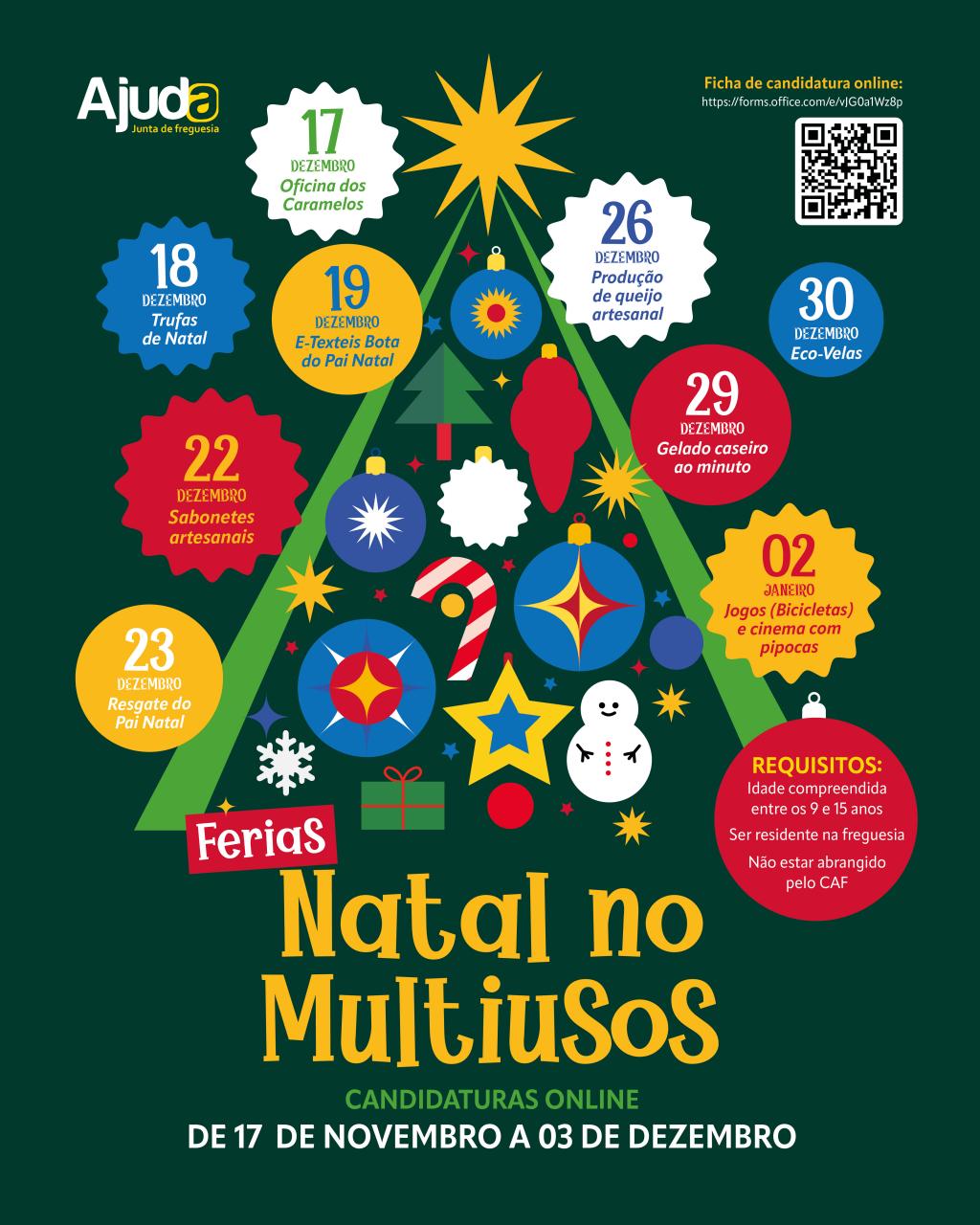 Férias de Natal no Multiusos 2025