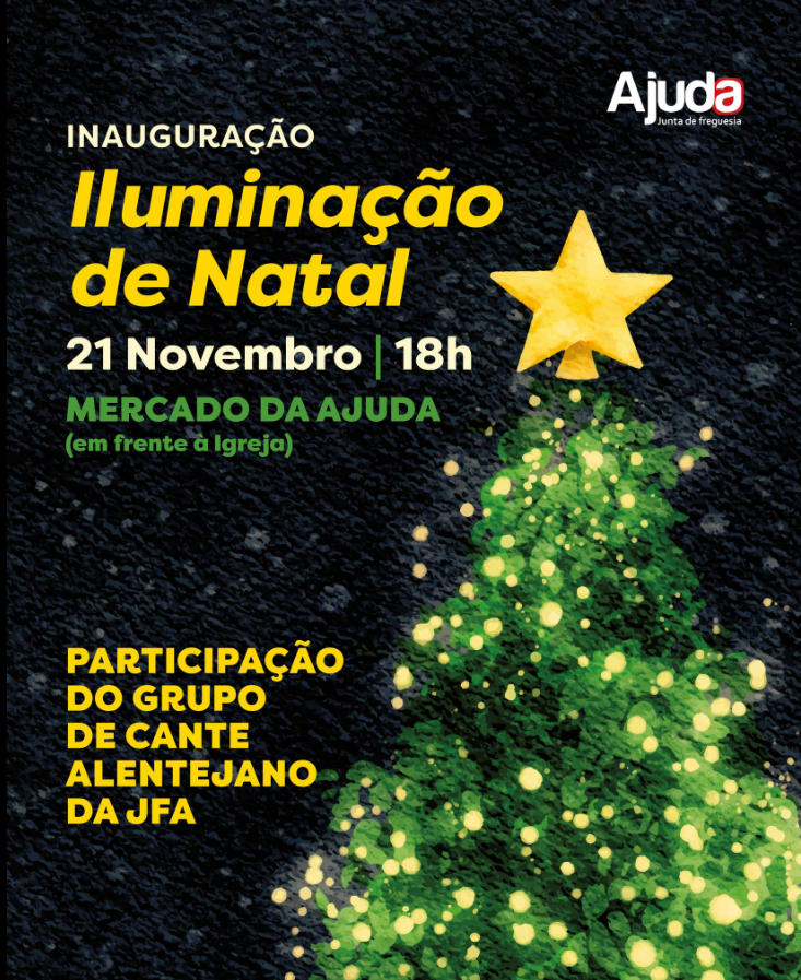 Inauguração da Iluminação de Natal na Ajuda