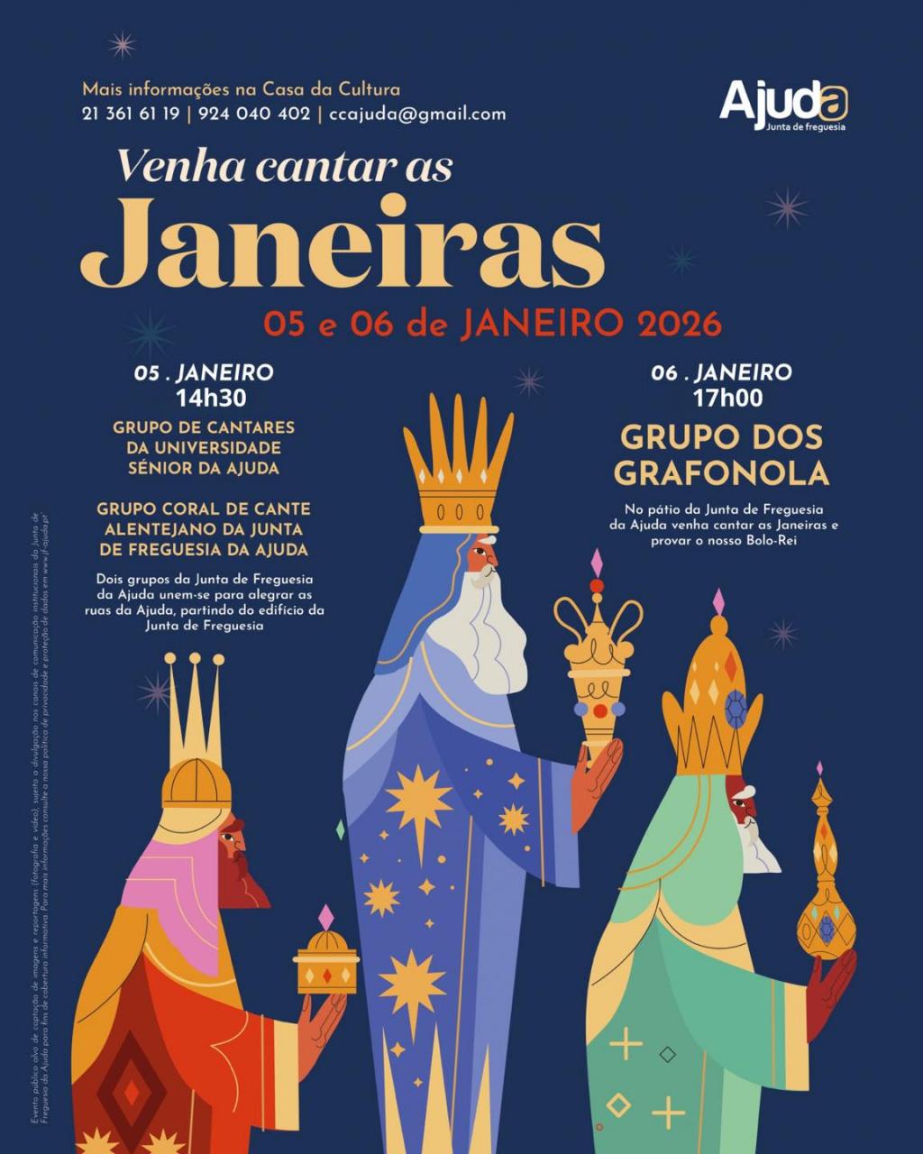 Venha cantar as Janeiras na Ajuda